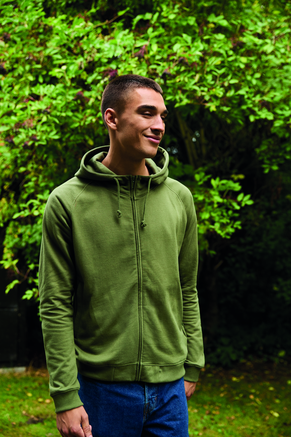 Unisex Hoodie w. Hidden Zip